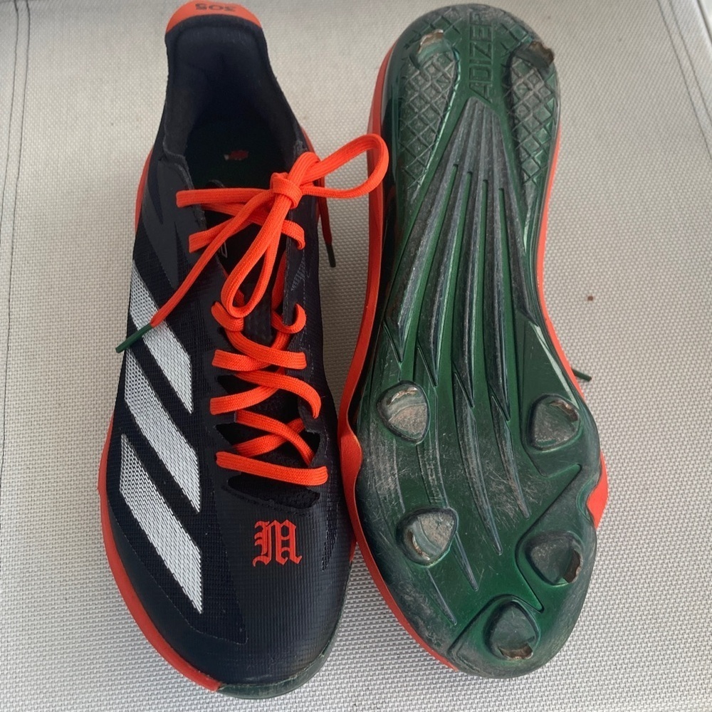 Adidas Black and Orange Athletic Shoes - Picture 5 of 8